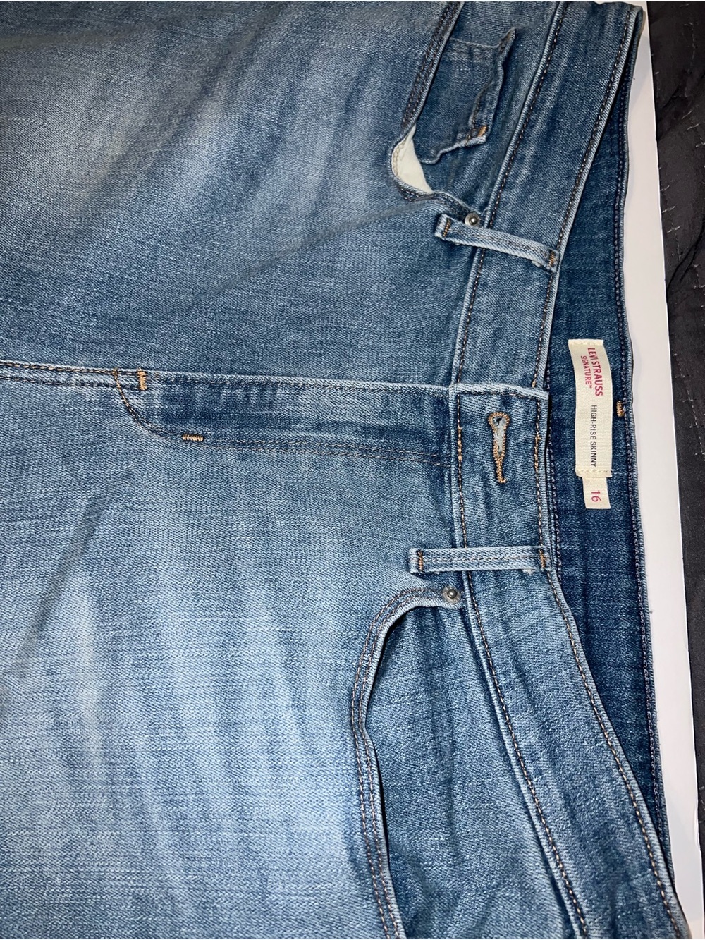 Signature by Levi Strauss Light Blue Straight Leg Jeans